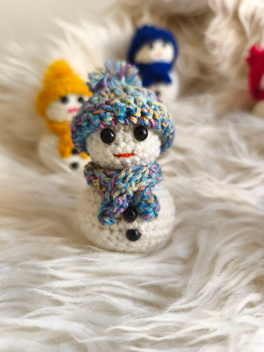 آویز آدم برفی