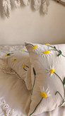 کاور کوسن طرح بابونه پانچ دوزی