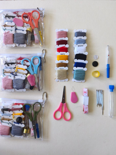 کیف ابزار کامل گلدوزی ( پک وسایل گلدوزی)